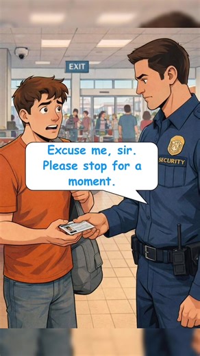 Stopped by Security! Learn Useful English for Real Situations#learnenglish #usa #englishconversation #englishpractice #security