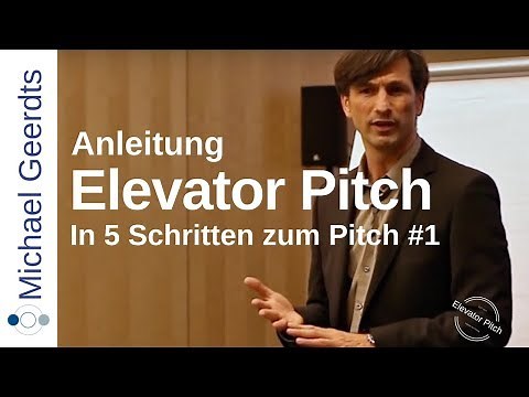 Elevator Pitch Anleitung: Wie Sie Ihren Pitch aufbauen #1