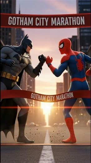 Batman vs Spider-Man Running Race 🦇🕷️ | Epic 3D Animation
