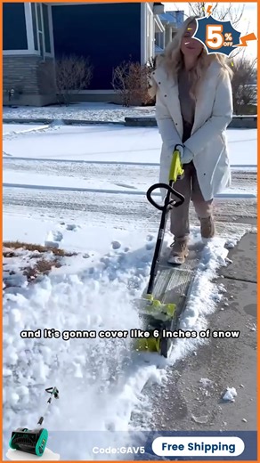 87 reactions · 11 shares | ❄️ Snow piling up again? 略 15 Amp motor clears 20" of snow fast ⚡ Corded design—no fuel, no hassle  Stay warm this winter with Garvee | Garvee | Facebook