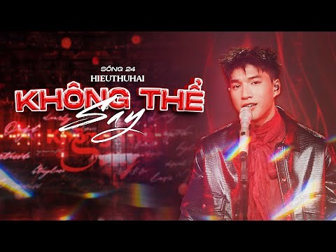 HIEUTHUHAI - Không Thể Say | Live Performance at Sóng 24