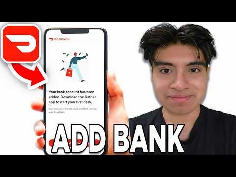 How To Add Bank Account In DoorDash! - Tutorial