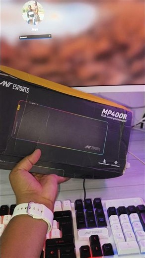 🔥 ₹535 में RGB Gaming Mouse Pad! 😍 Ant Esports MP400R Unboxing & Review ⚡