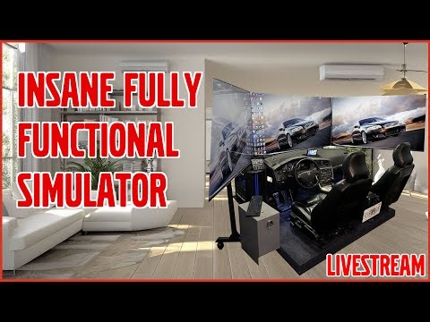 Fully functional car simulator. Euro Truck Simulator Livestream!