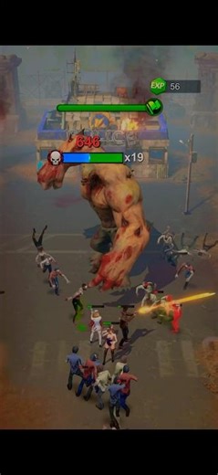 Fighting 1,000 Zombies With Just a Pistol 😱🔫 #zombies #gaming #mobilegaming #shoot #gameplay #fps