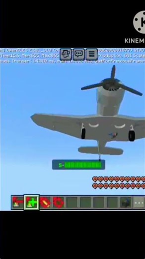 minecraft with plane mod .