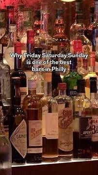 Why Friday Saturday Sunday is one of Philly’s best bars