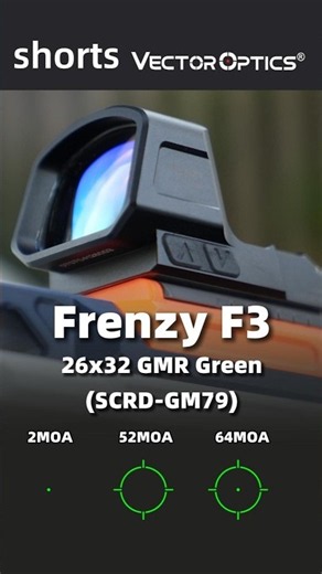 Tired of Narrow Sight Windows Ruining Your 3-Gun Stage Speed? 3-In-1 GMR Reticle Green Dot#greendot