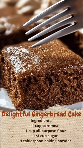 Delightful Gingerbread Cake | Cakecrafted Recipes