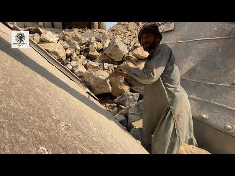 Unbelievable 🚨 INSIDE GIANT JAW CRUSHER! Tons of Rocks Crushed 💥crusher #crushingmachine