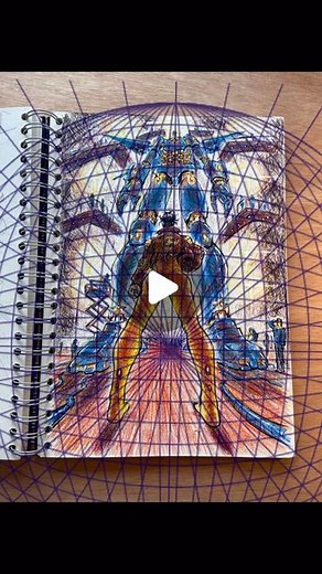 flo.creates.rt on Instagram: "Curved linear perspective grid over some of my drawings. Maybe this shows a little better on how you you can fit people and buildings in there. I understand this is not for everyone but also gonna do some short follow ups about this. But if you really want to improve and learn more check out @thedrdraw on yt he does great videos:)"