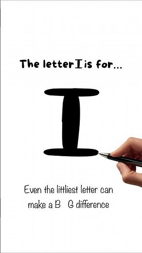 Even little letters can make a big difference