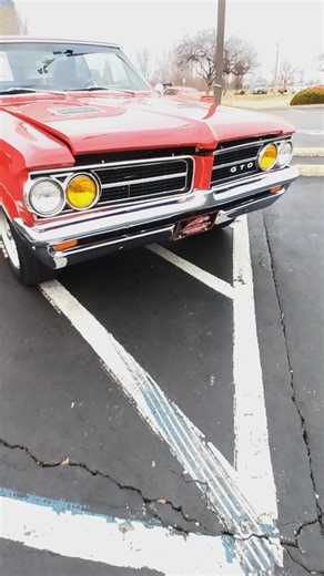 64' Pontiac GTO🔥 #pontiacgto #classicride #redcar #‪@222NAJJA‬ #‪@MO5000x7‬ #subscribe