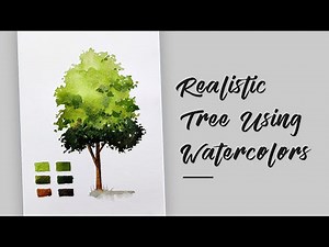 Watercolor Tree Painting for Beginners 🌳 || Step by Step Tutorial