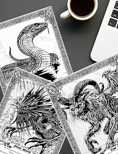 Scottish Folklore Coloring Book: Fantasy Beasts Bestiary (printable) - Etsy Canada