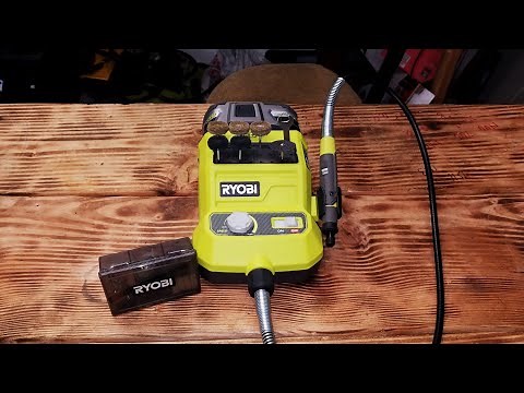 Ryobi Cordless High Speed Dremel Rotary Tool review !!!!!