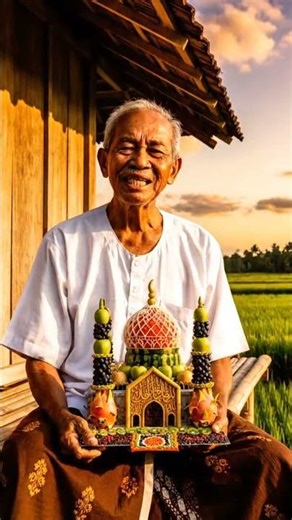 Masjid Unik dari Buah Buatan Kakek #shorts #fyp #viral #unik
