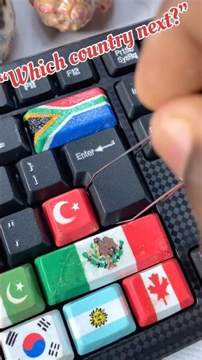 👉 Best Choice (Recommended):Drawing Norway Flagj on My Keyboard Enter Key 🇳🇴⌨️ #Shorts