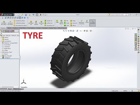 Solidworks Tutorial How to Make Tyre