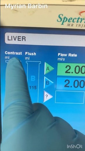 How to set up the contrast injector for MRI