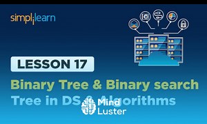Mind Luster - Learn Lesson 17 Binary Tree and Binary search tree in Data Structures and Algorithms Simplilearn