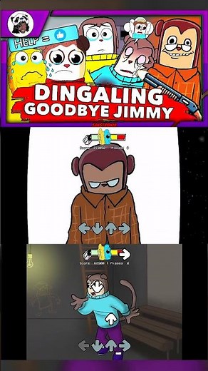 FNF DINGALING GOODBYE JIMMY ANOTHER BROTHER OXAYA | GEGAGEDIGEDAGEDAGO #shorts #gegagedigedagedago