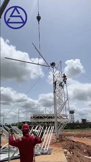 Prefabricated Steel Building Assembly 🏗️ #architecture #steelbuilding