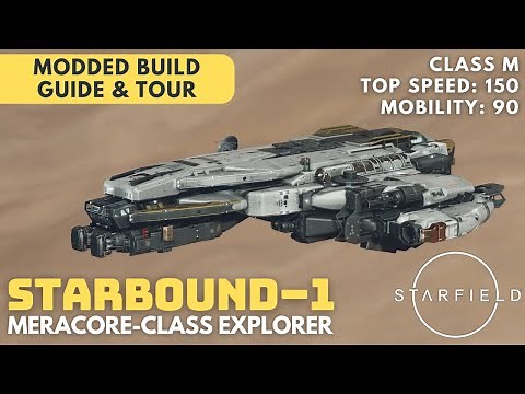 Starbound–I | Class M Daily Driver – Detailed Interior Showcase | Starfield Modded Ship Build Guide