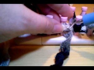 Loom Knit Drop Stitch Ruffle Infinity Scarf-Part 1