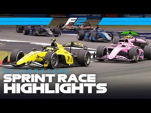 F2 Sprint Race Highlights | 2025 British Grand Prix