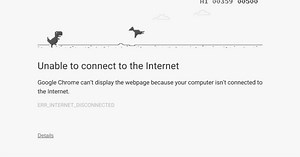 Chrome's Easter egg t-rex game just got harder with the introduction of pterodactyls