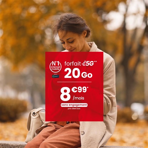 21 reactions · 4 comments | Un forfait performant à petit budget : 20Go 5G à 8,99€/mois chez SFR. Rentrée connectée  | SFR | Facebook