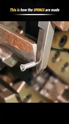 "Ever Wondered How Springs Are Made? Watch This! 🔩🌀" #youtubeshorts #sciencefacts