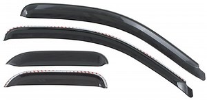 Putco Element In-Channel Window Rain Guards - Tinted - 4 Piece Putco Rain Guards P580058