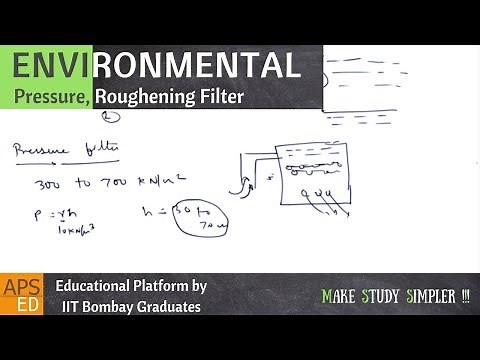 Pressure & Roughening Filter | Environmental Engineering