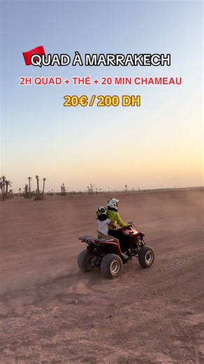 Excursion en quad et chameau à Marrakech