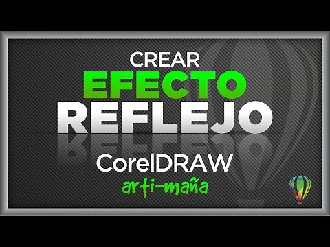 Crear EFECTO REFLEJO 🍸en CorelDRAW 2022