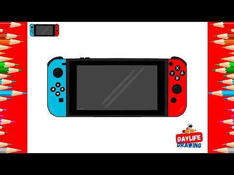 How to Draw a Nintendo Switch | Step-by-Step Drawing Tutorial