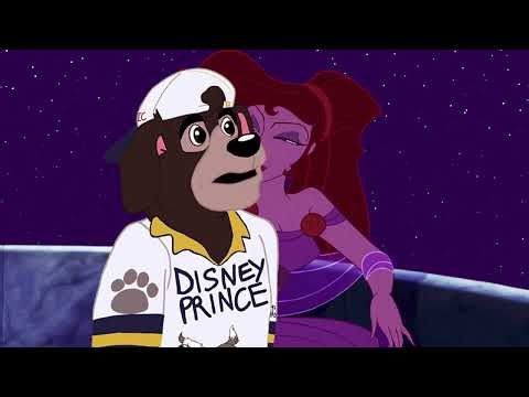 Megara kisses Nat (me) on cheek