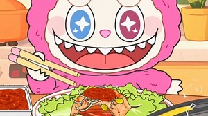 【拉布布美食家】拉布布喜欢吃韩式烤肉_哔哩哔哩_bilibili