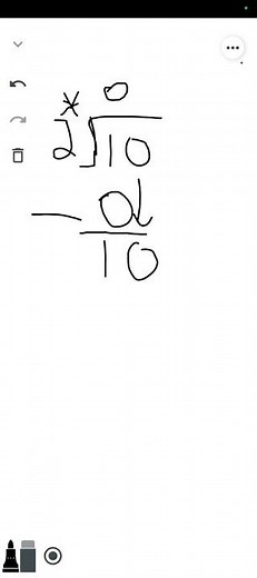 10 divided by 2 using long division