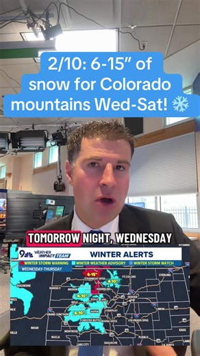 Snow Forecast for Colorado Mountains: 6-15 Inches Expected!