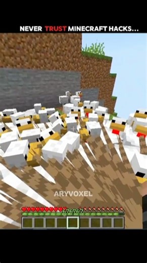 Never Trust Minecraft Hack's ☠️ | Minecraft | #minecraft #shorts #gaming