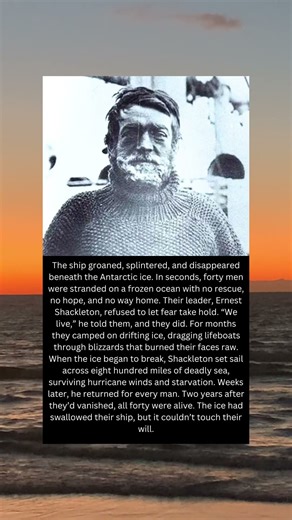 The story of Ernest Shackleton #history #survival #inspiration #story
