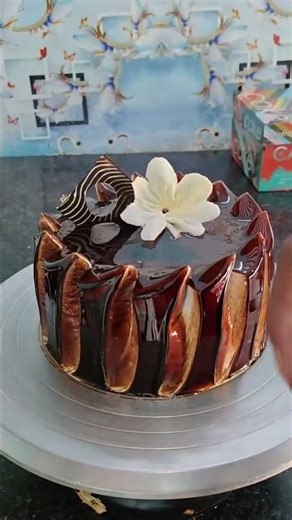 "Bloom" — An Artistic Mirror Glaze Cake 🎂✨