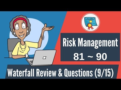 150 Waterfall Questions & Review: 81-90 (Risk Management)
