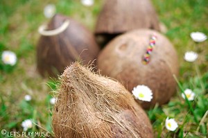 DIY Instruments : Coconut Shell Clip Clops - Let's Play Music