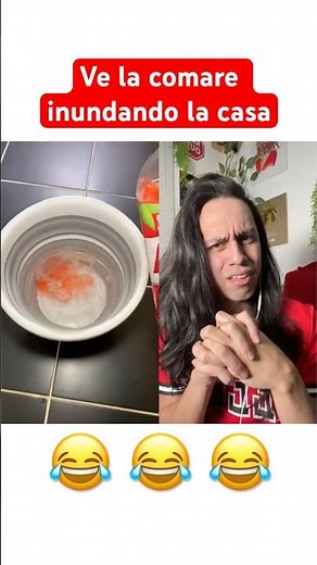 See the comare flooding the house 🤣😂