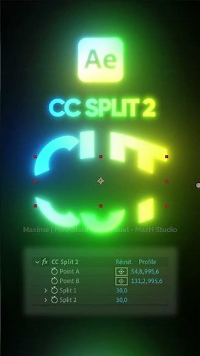 Tutoriel After Effects : CC SPLIT 2