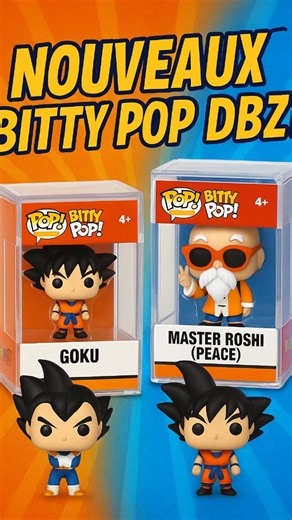 Tyler Le Média 🌀 on Instagram: "🐉 Unboxing des nouveaux Bitty Pop Dragon Ball Z ! Deux packs ouverts, avec des persos cultes… et peut-être une figurine mystère 👀 👉 Swipe dans les commentaires : quel perso DBZ tu veux voir en prochain ? ⚡ Abonne-toi pour ne pas louper la suite ! #DragonBallZ #bittypop #FunkoPop #Unboxing #Manga #Anime #PopCulture"
